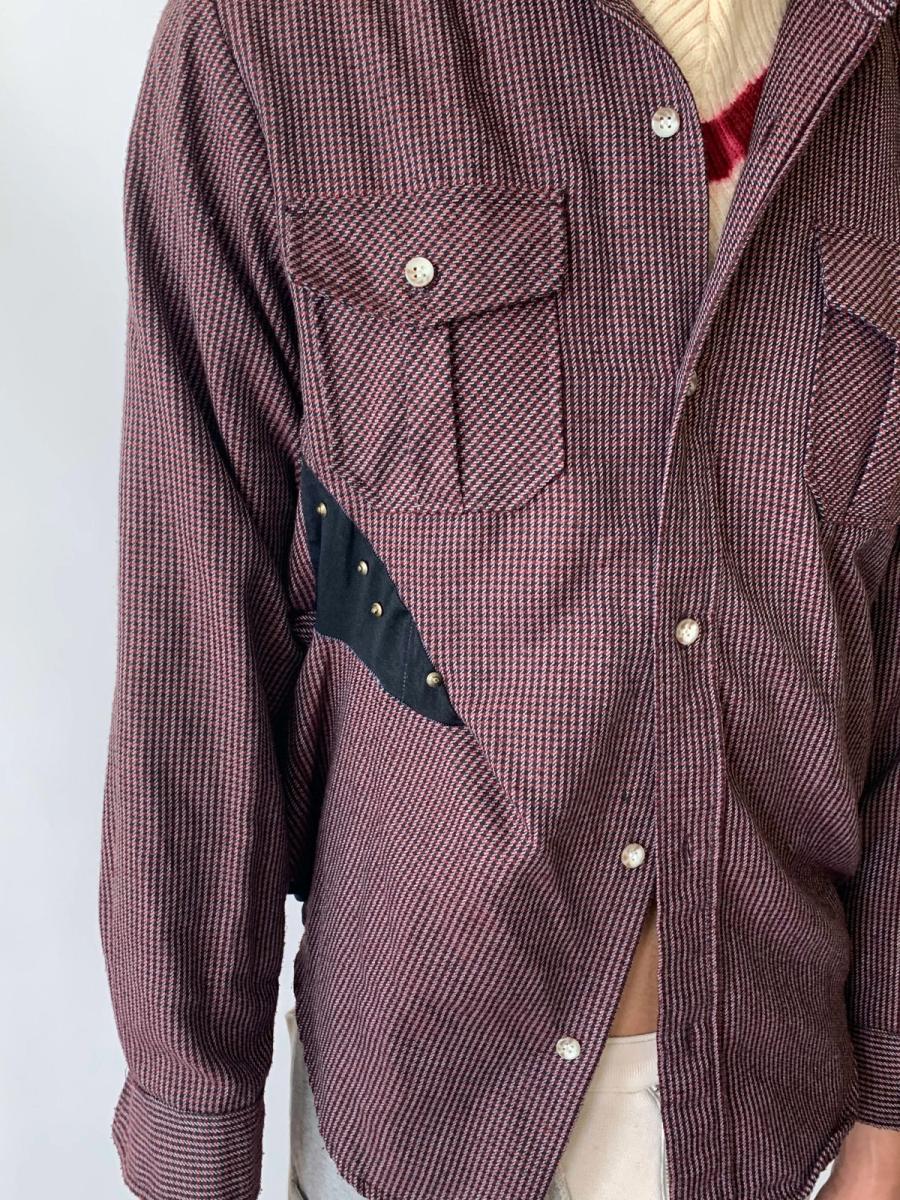 Bio Politics Patchwork Button Up product image