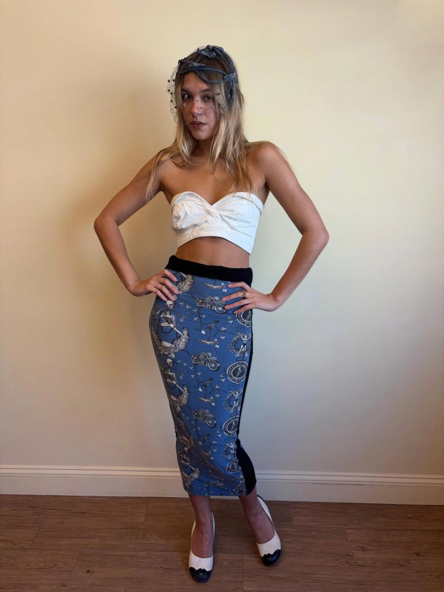 80s Mugler White Bandeau Top product image