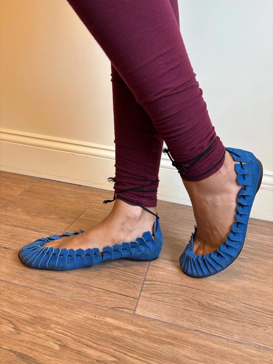 80s Norma Kamali Antique Style Sandals product image