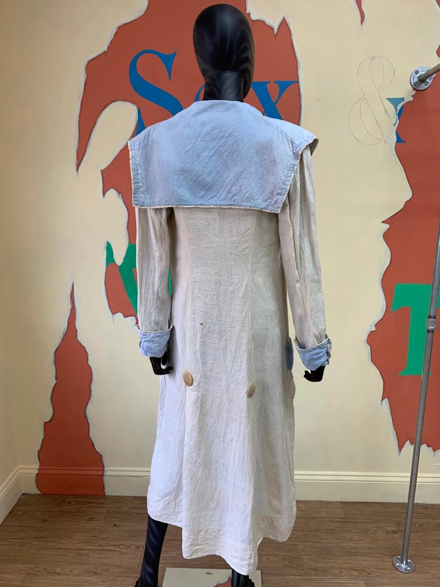 Edwardian Duster with Baby Blue Accents product image