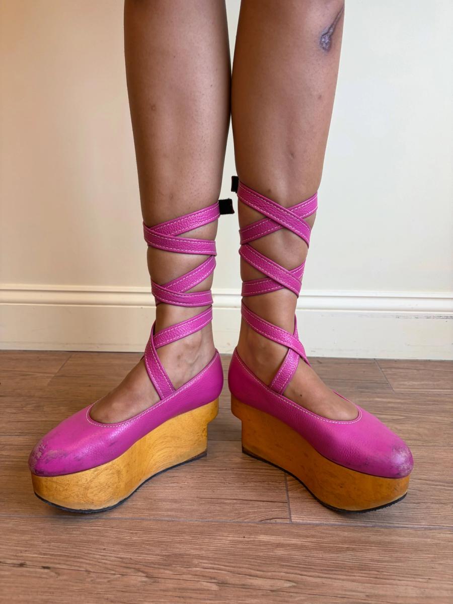 Vintage Vivienne Westwood Pink Rocking Horse Shoes product image