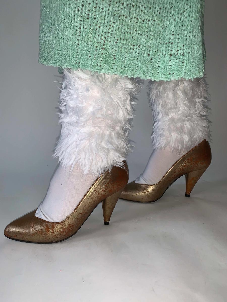 1980s Thierry Mugler Pumps with Metallic Patina product image