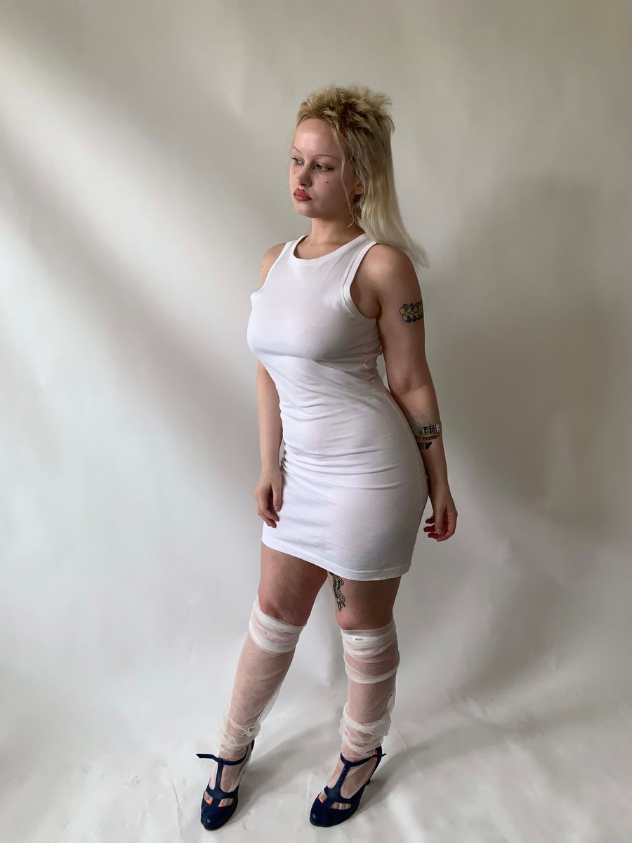 Romeo Gigli Vintage Bodycon Dress w/ Cutout product image