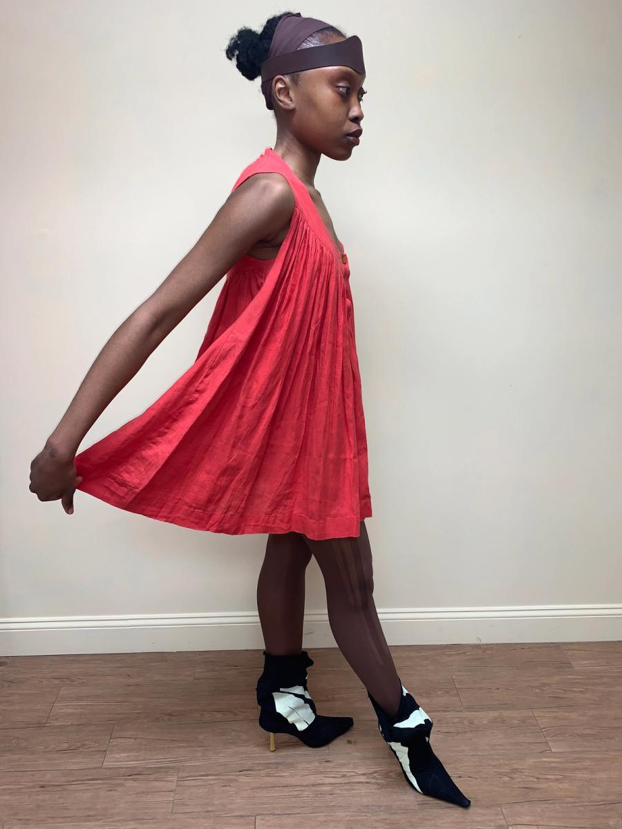 90s Vivienne Westwood Babydoll Dress With Interior Bustier product image