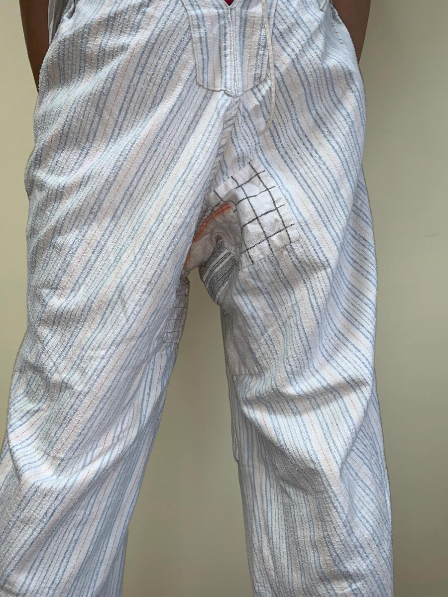 Antique Repaired Flannel Underwear From France product image