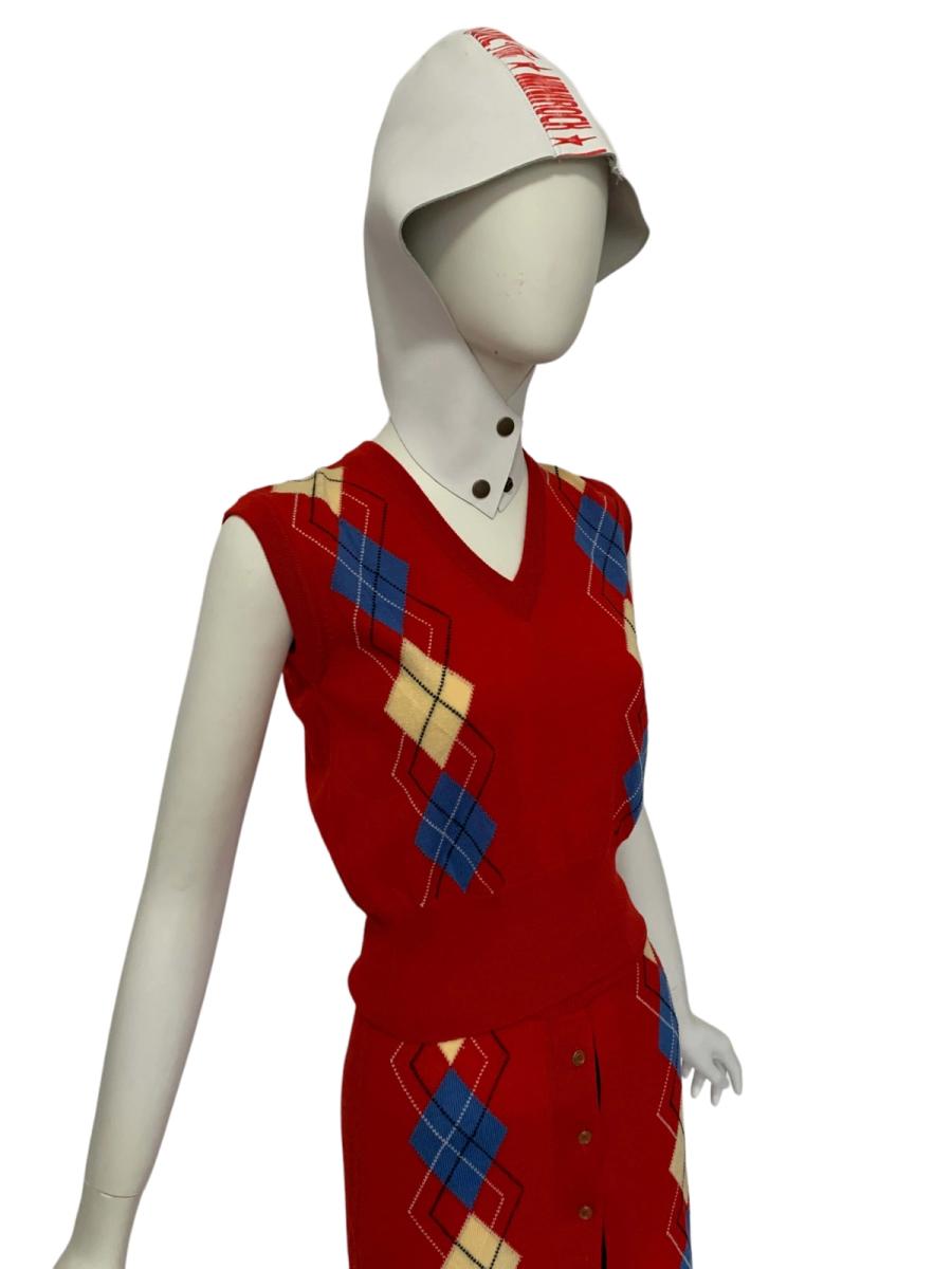 1980s Vivienne Westwood Argyle Knit Set product image