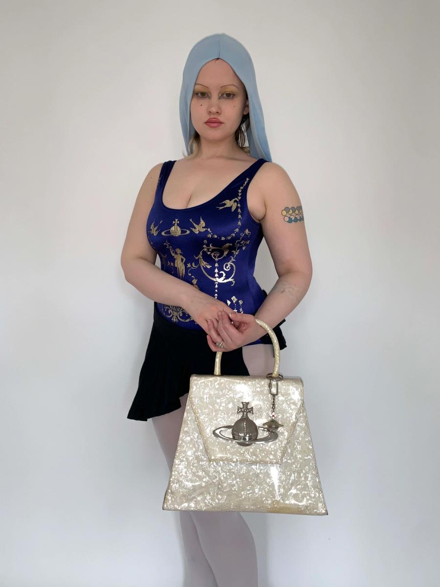 Late 80s/ Early 90s Vivienne Westwood Giant Orb Purse  product image