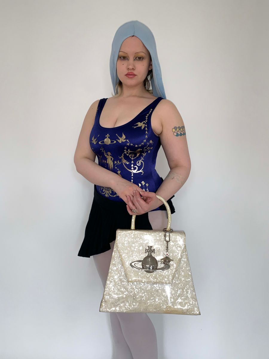 Late 80s/ Early 90s Vivienne Westwood Giant Orb Purse product image