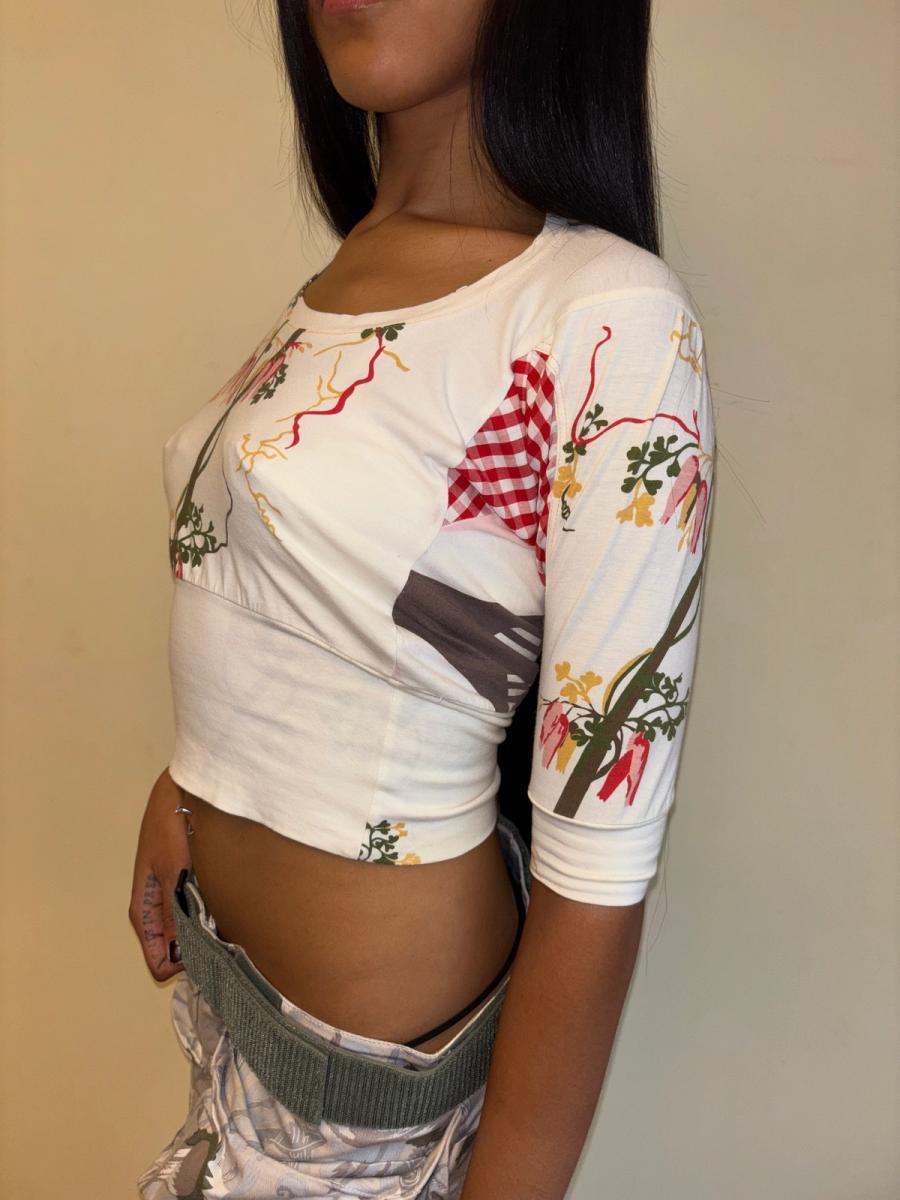 Vivienne Westwood Anglomania Floral Savages Twisted Top  product image