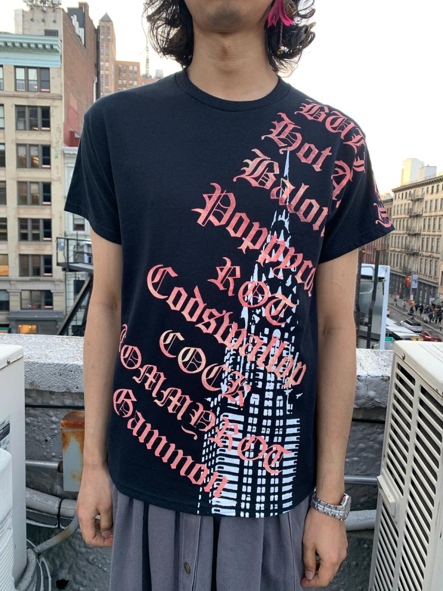 "Enfer" Chrysler Building & Rot T-shirt - Medium