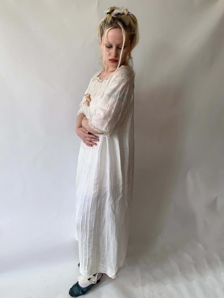 English Victorian Trousseau Nightdress product image