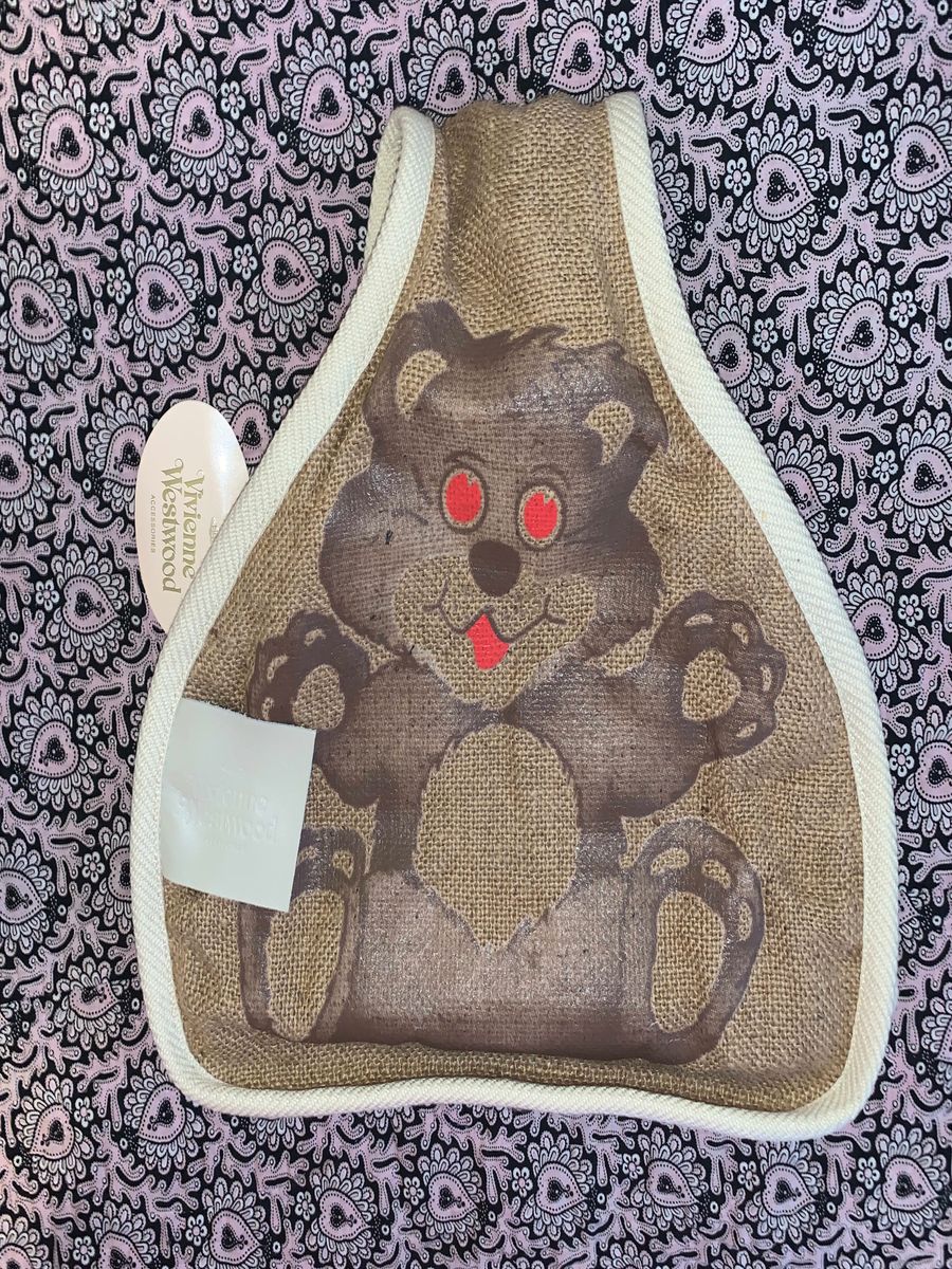 Vivienne Westwood Teddy Bear Burlap Purse product image