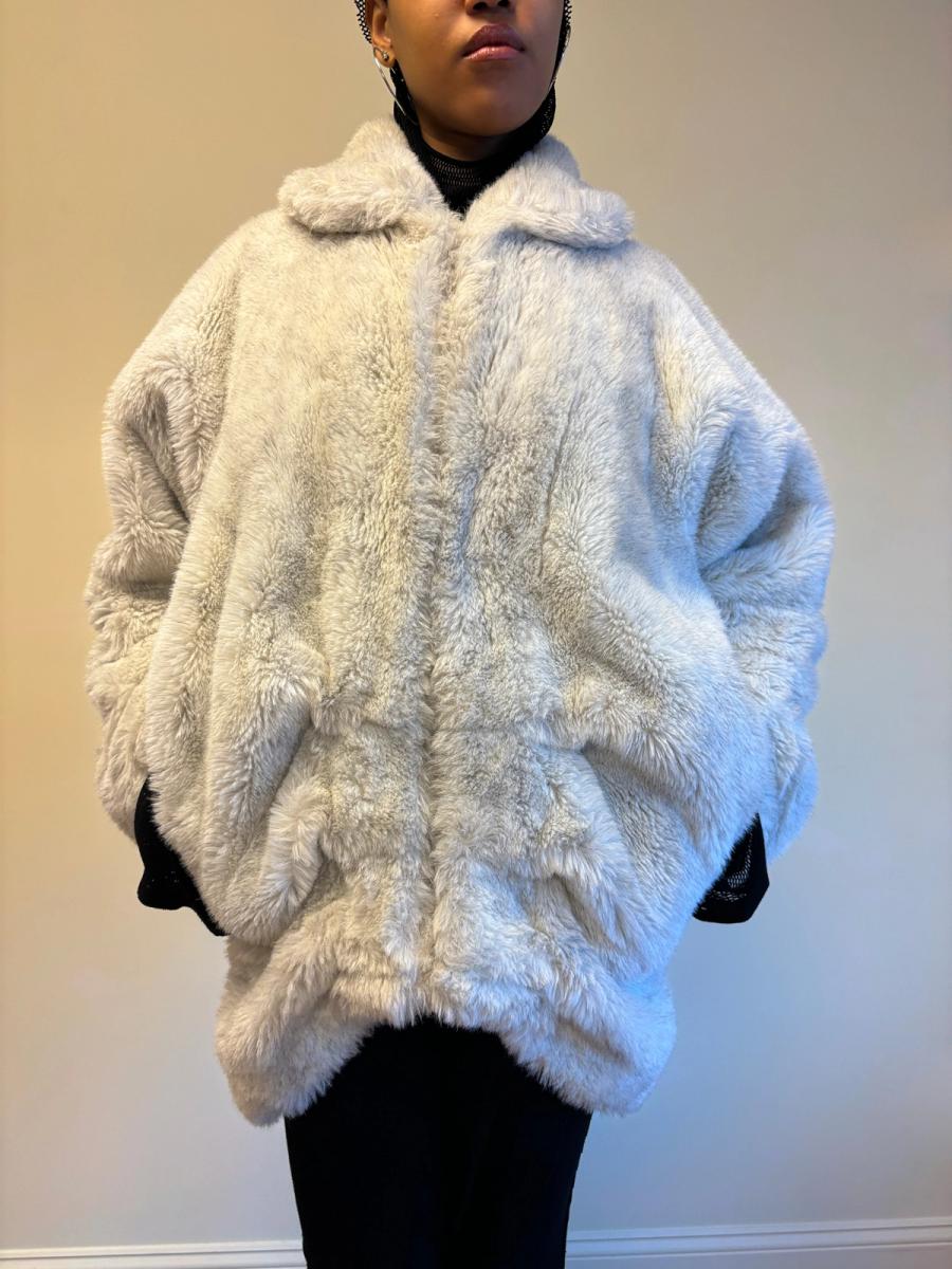 Vintage Norma Kamali Faux Fur Coat product image