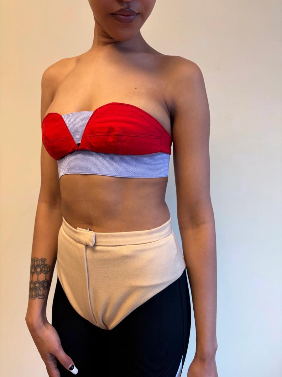 1985 Bodymap Bustier "Barbee Takes A Trip Around Nature's Cosmic Curves" product image