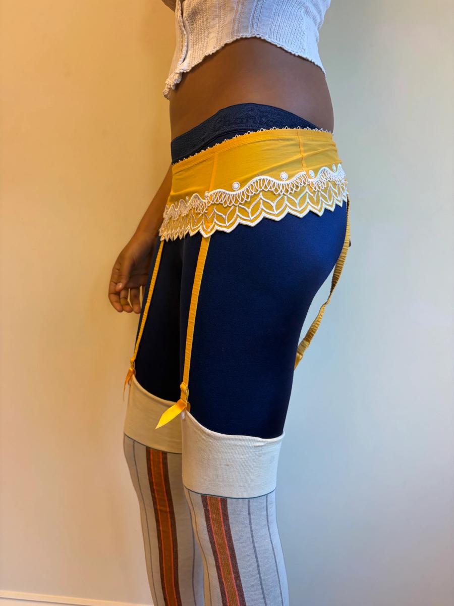 90s Ravage Yellow Garter Belt product image