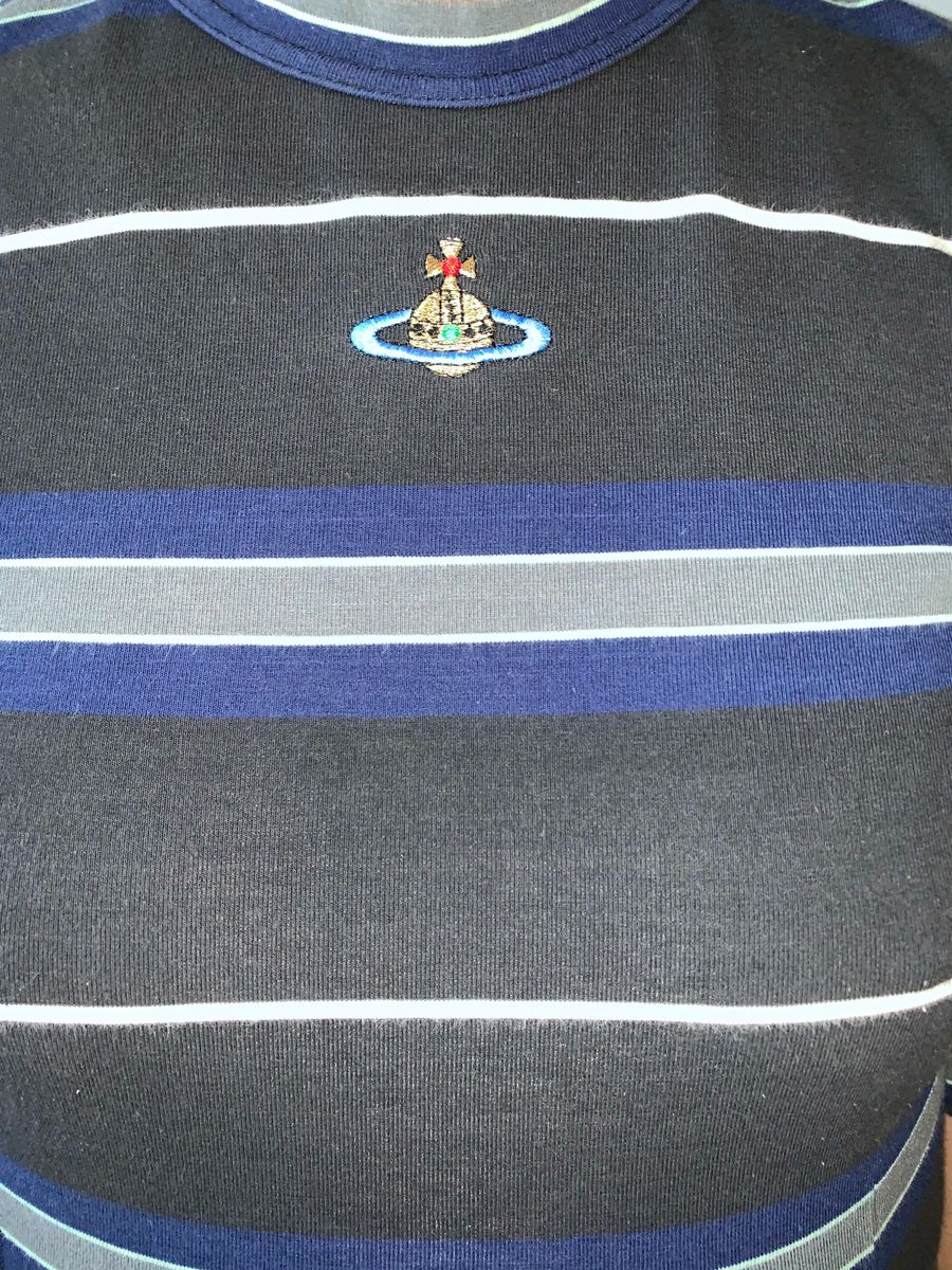 90s Vivienne Westwood Striped Orb Top product image