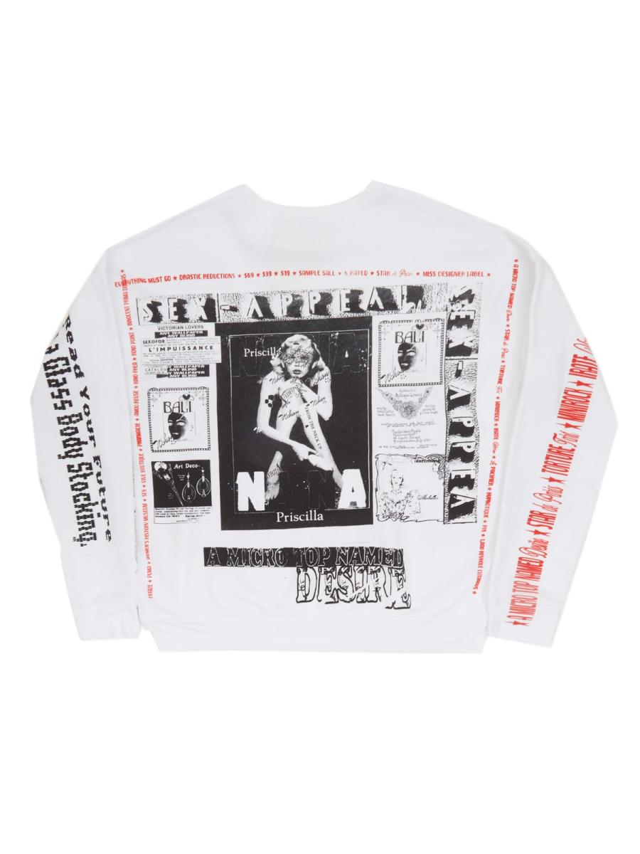 SEX-APPEAL Newsprint Sweatshirt - #2 Fantasy product image