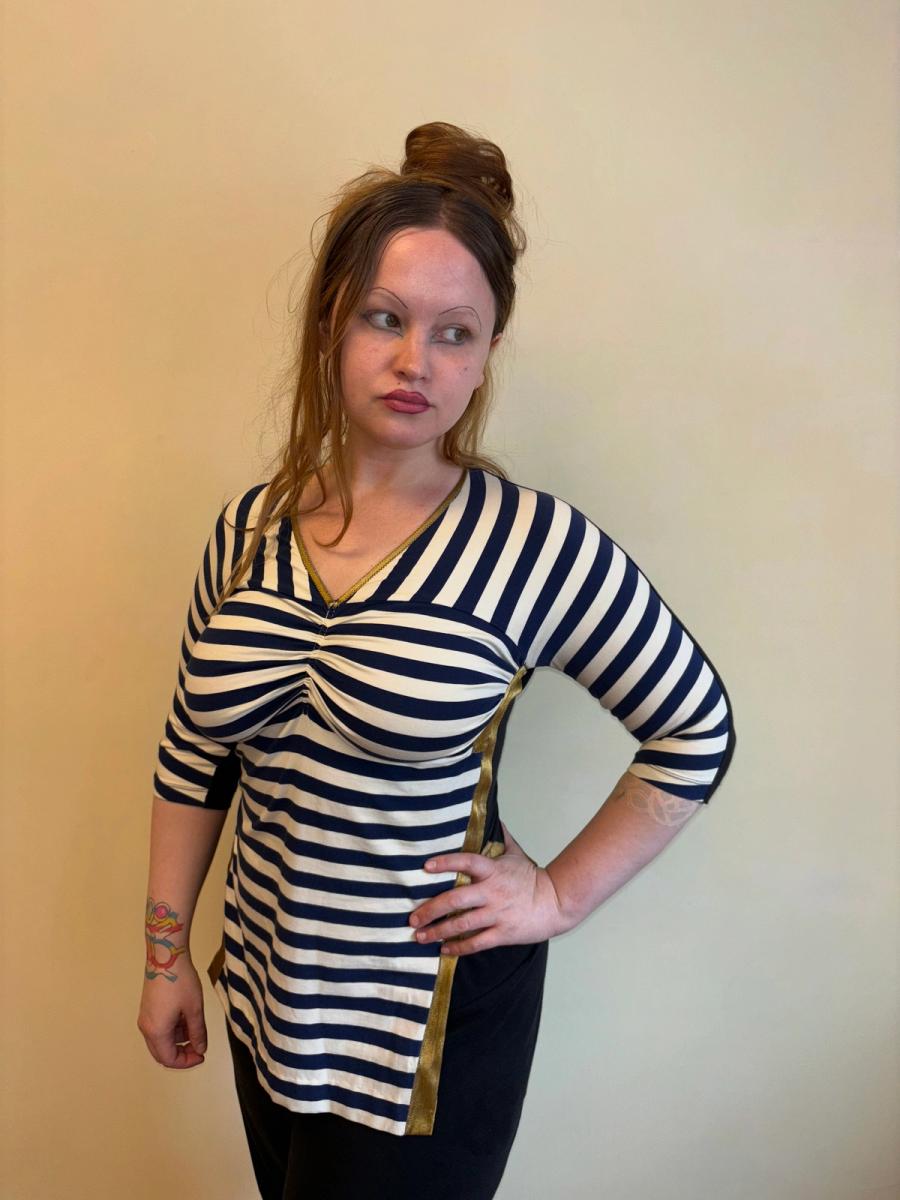 1980s Jean- Paul Gaultier Maille Striped Top  product image