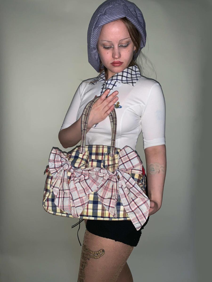 Vivienne Westwood Seersucker Multi Bow Purse product image