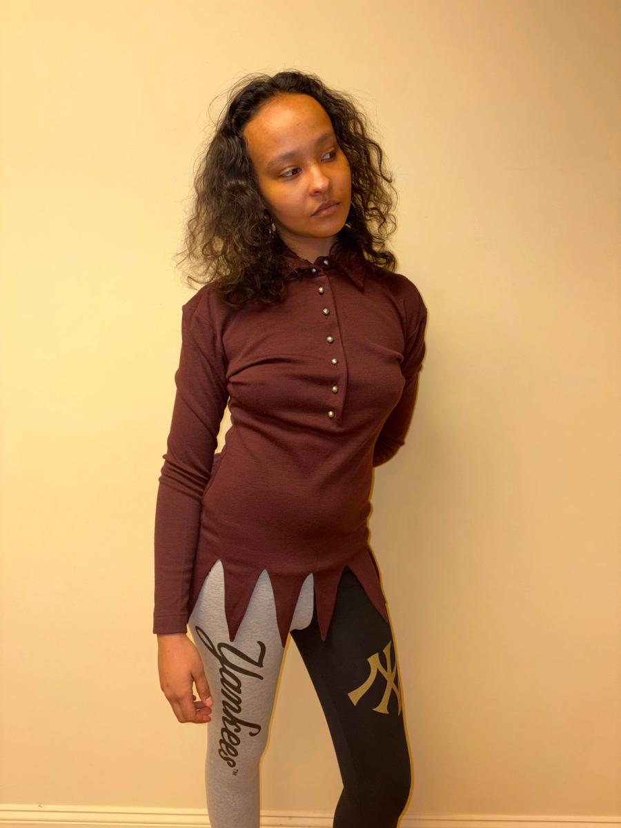 90s Chantal Thomass Harlequin Top  product image