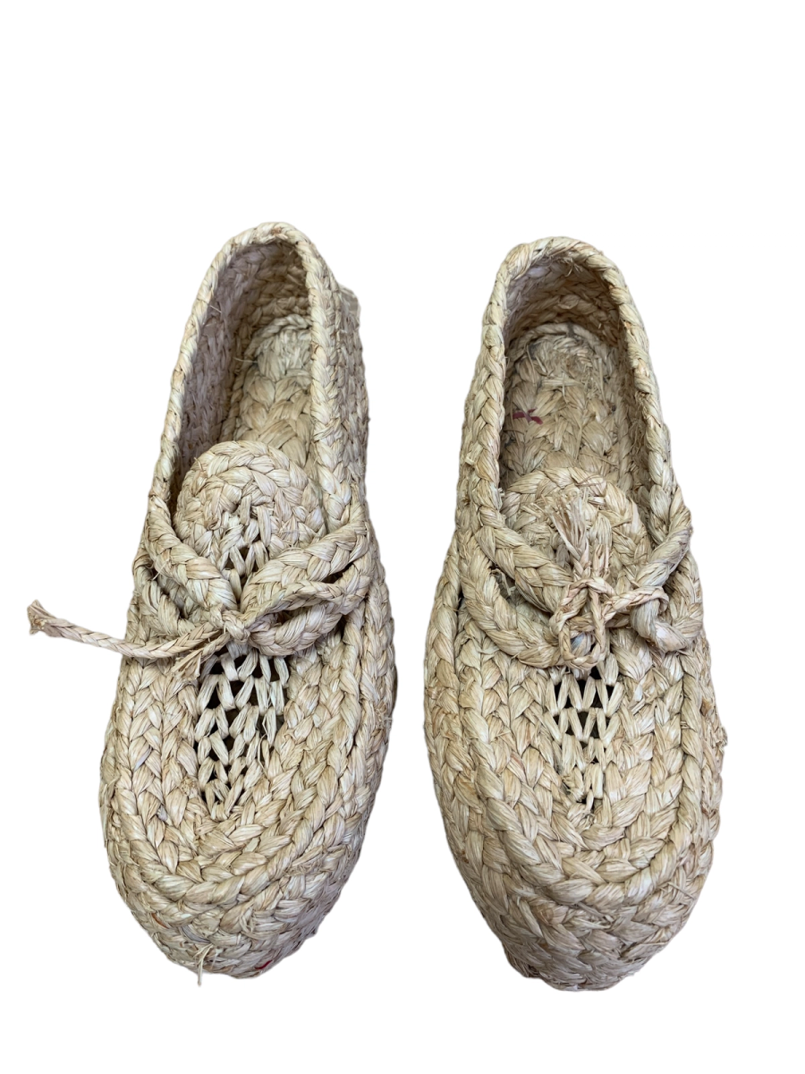 1930/40s French Raffia Platforms  product image