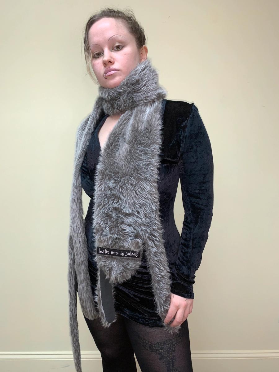 Milkboy Faux Fur "Darkness" Scarf product image