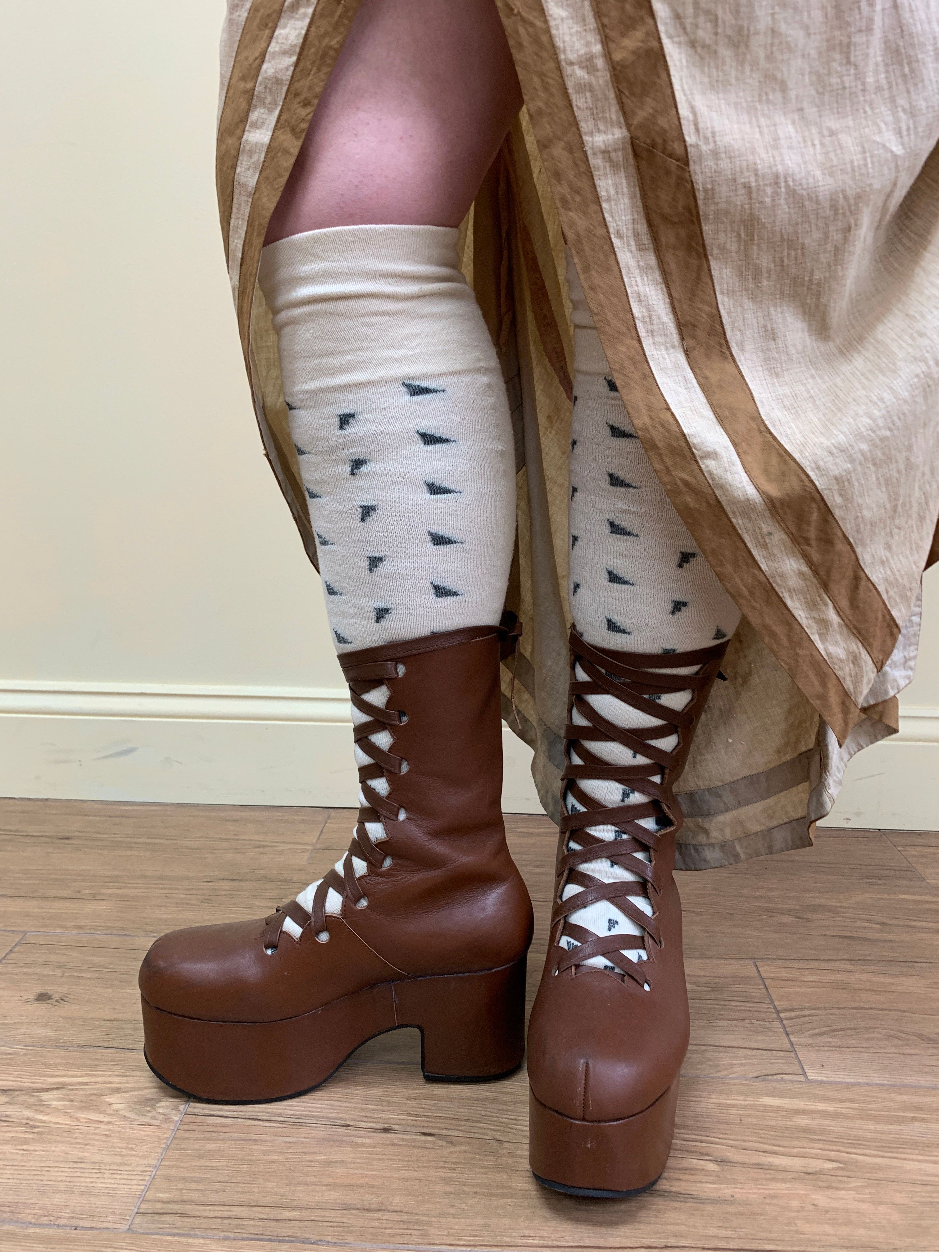 ※ねこまなてぃ　Jane Marple ローブーツ 90s Jane Marple Lace-Up Platforms