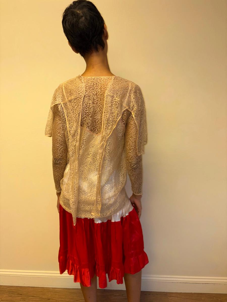 1920s Gold Lace Jacket product image