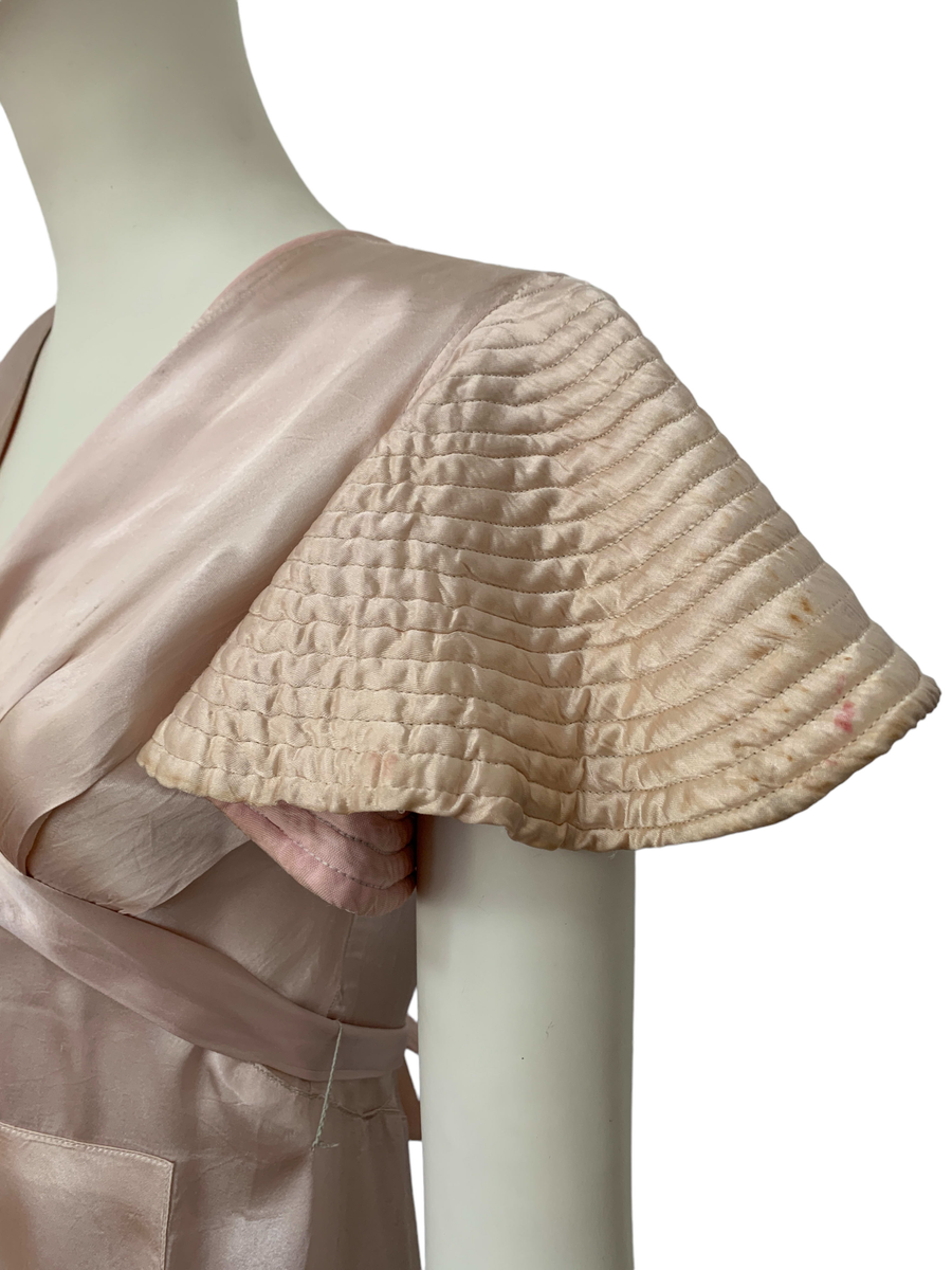 1930s Quilted Sleeve Dress product image