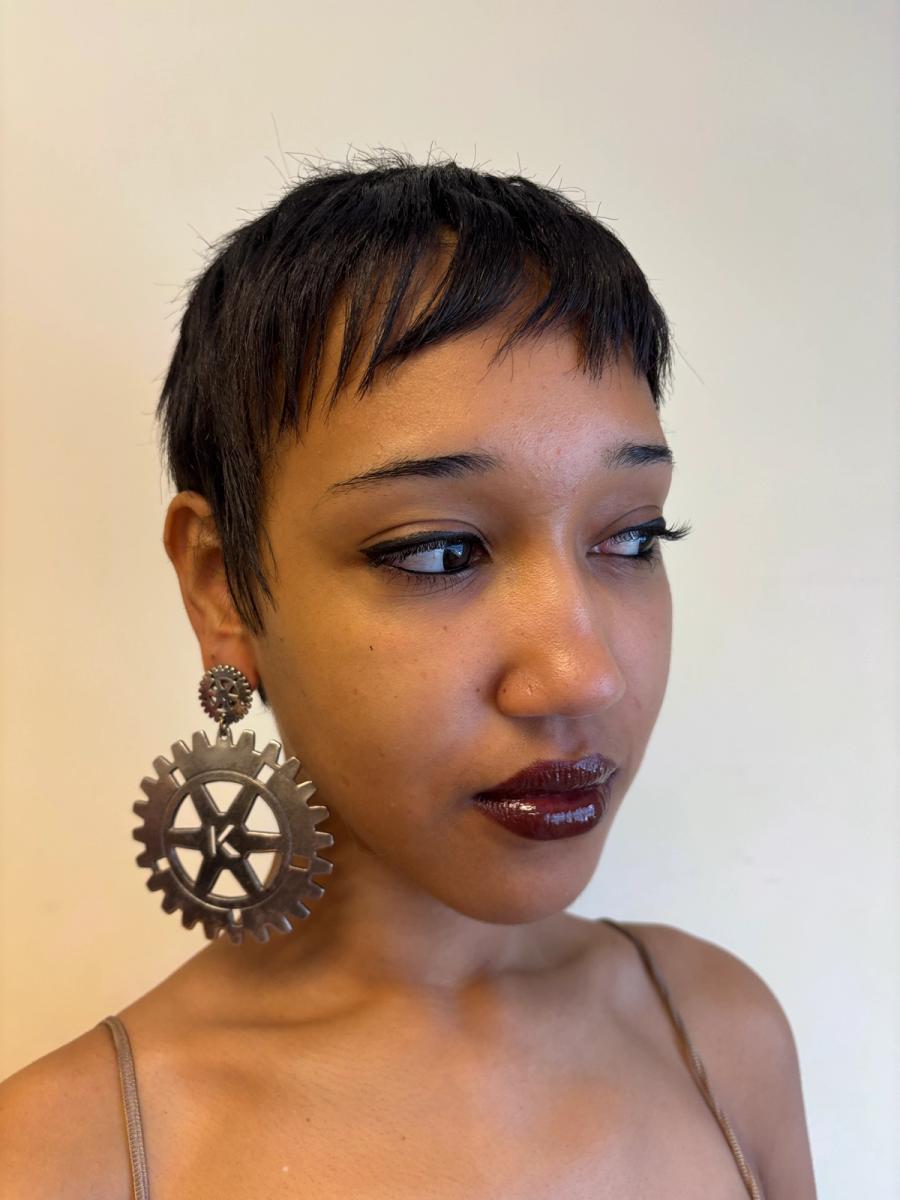 80s Krizia Gear Earrings product image