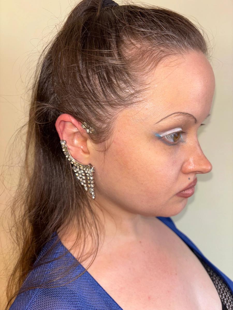 50s Rhinestone Ear Cuff product image
