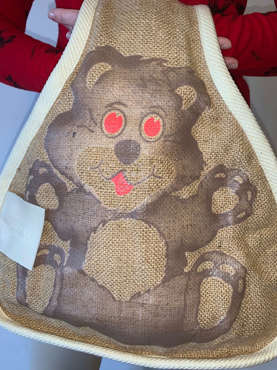 Vivienne Westwood Teddy Bear Burlap Purse product image