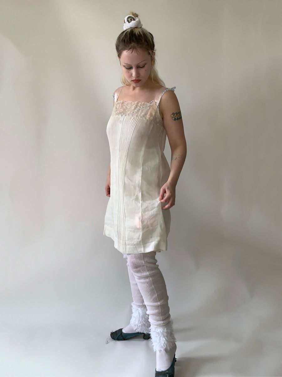 French Two Piece Edwardian Trousseau Lingerie Set product image