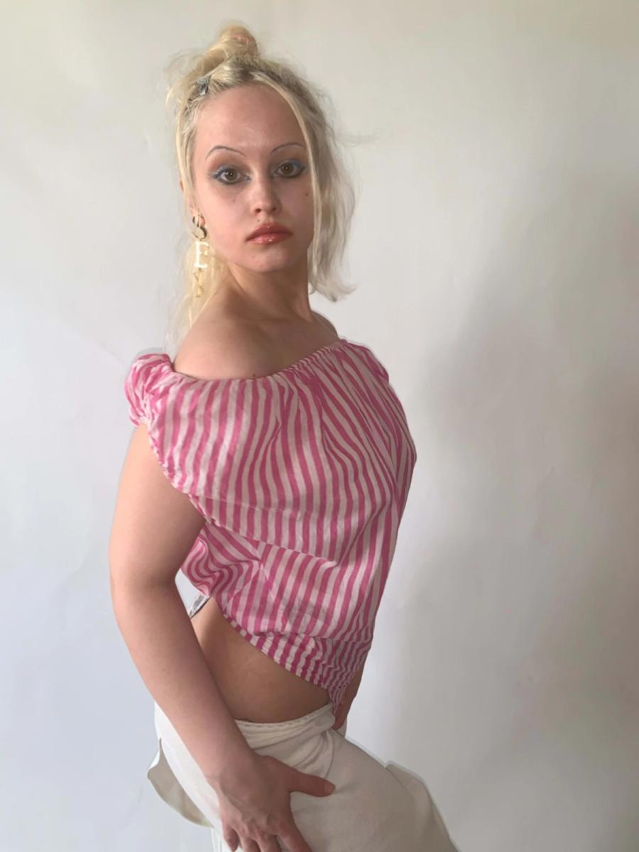 90s Vivienne Westwood Off-the-Shoulder Blouse product image