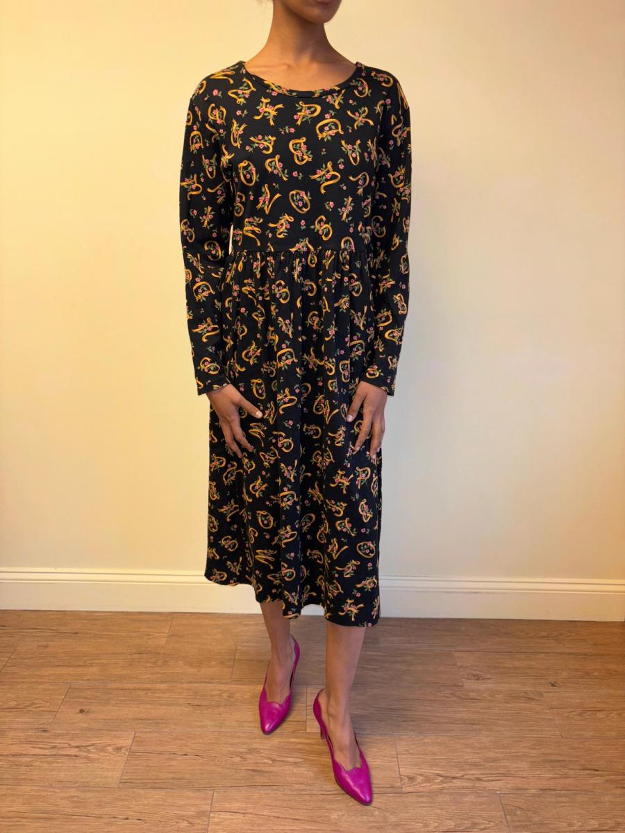 80s Chantal Thomass Oversized Letter Dress product image