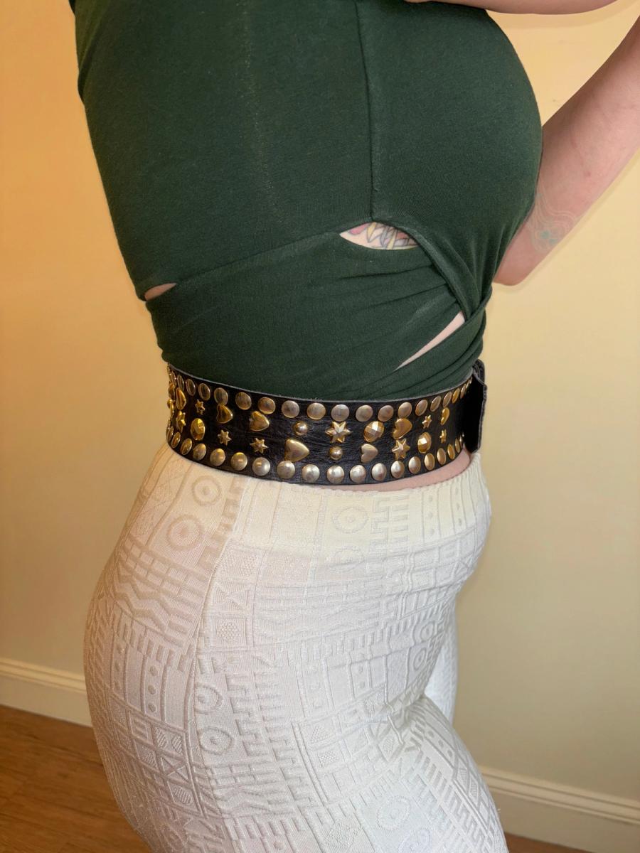 Vintage Sonia Rykiel Studded Belt product image