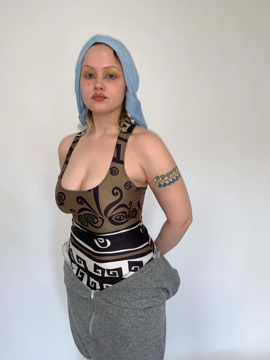 80s Mugler Activ Graphic Tank product image