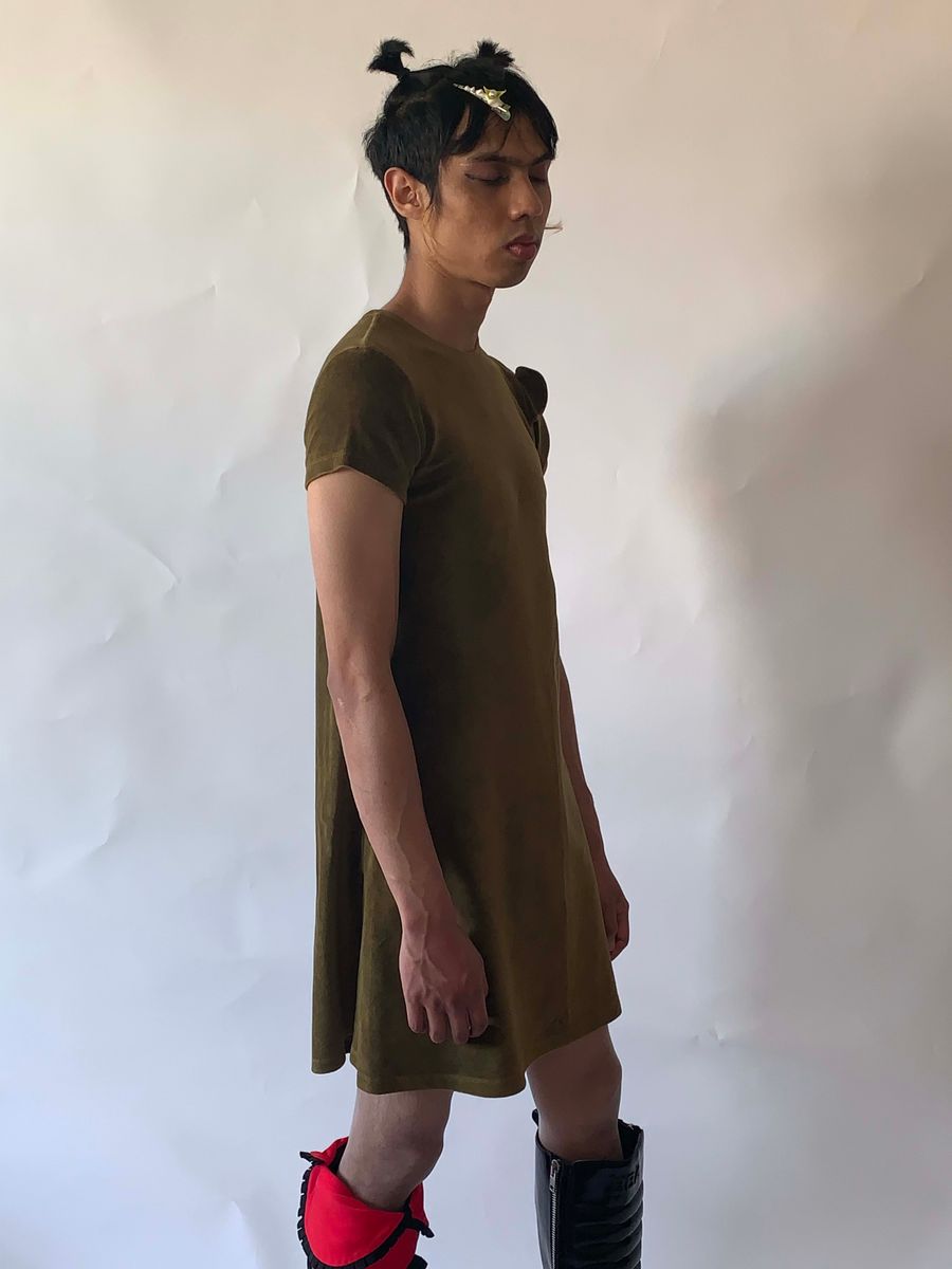 Castelbajac Teddy Bear Sleeve Minidress product image