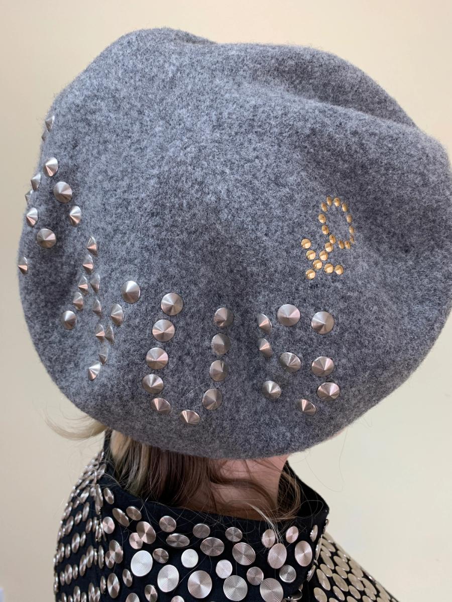 Vivienne Westwood Studded Gray "Venus" Beret product image