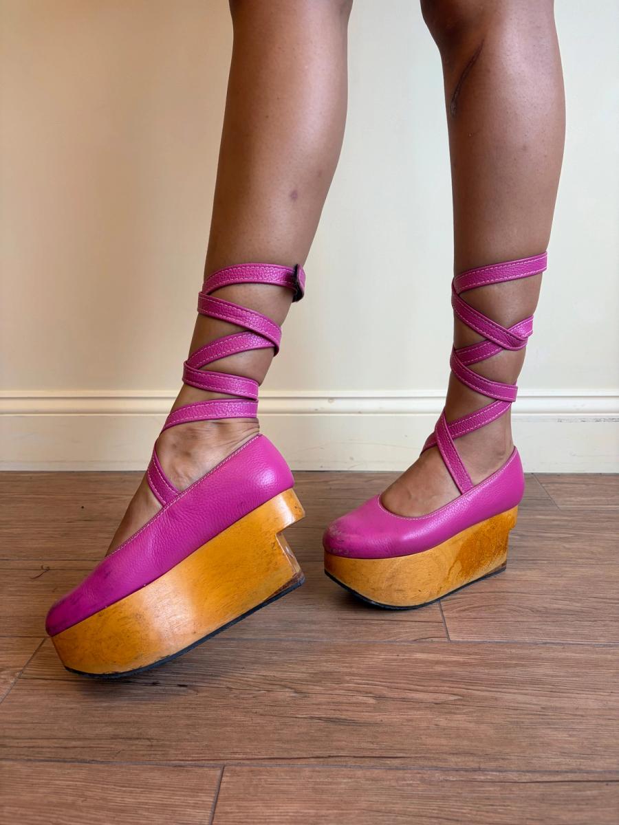 Vintage Vivienne Westwood Pink Rocking Horse Shoes product image
