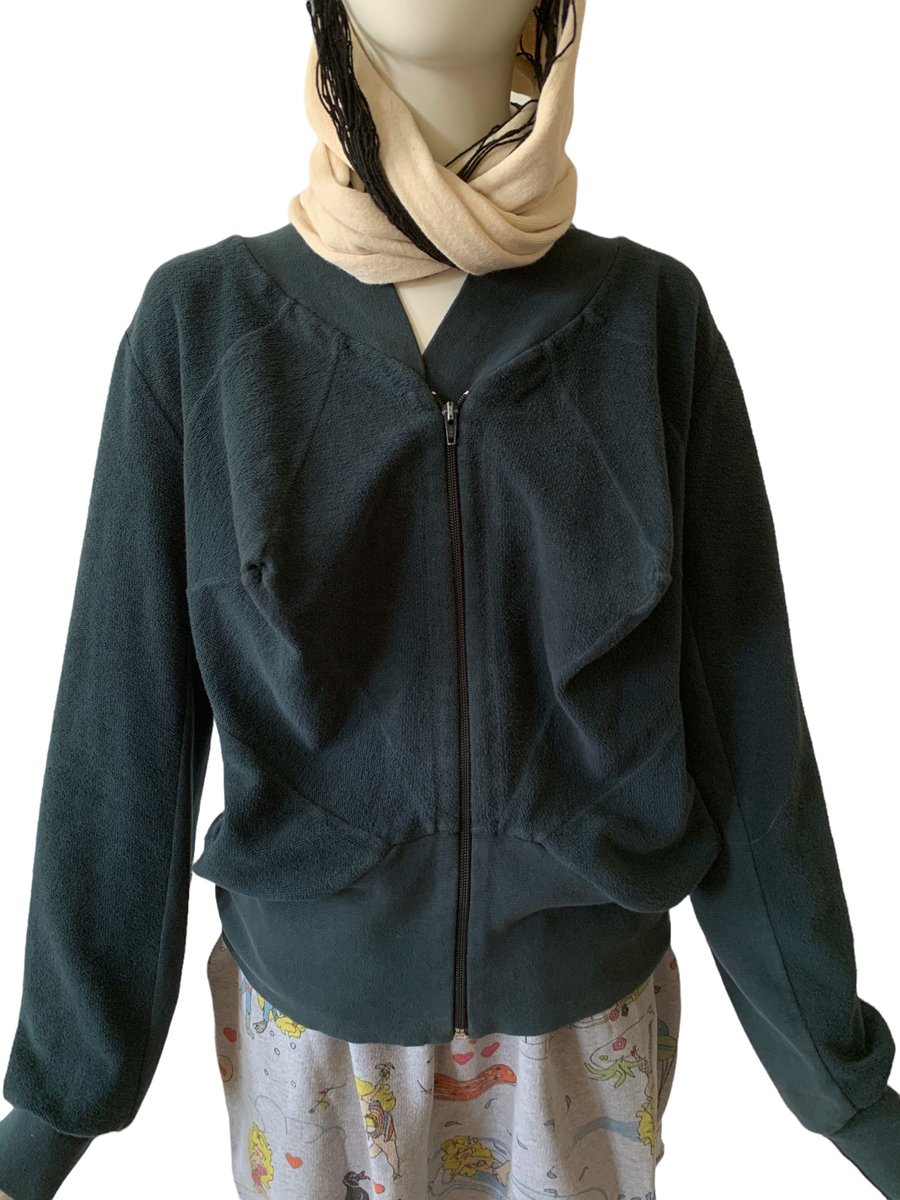 Bernhard Willhelm "Bullet Bra" Zip Up Sweatshirt product image