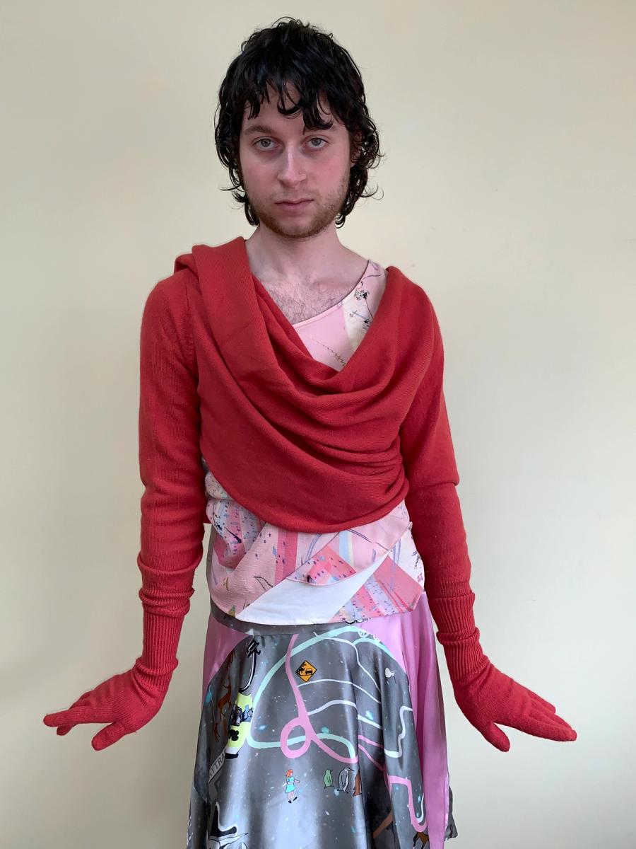 Jane Marple Knit Wrap Shrug With Matching Gloves  product image