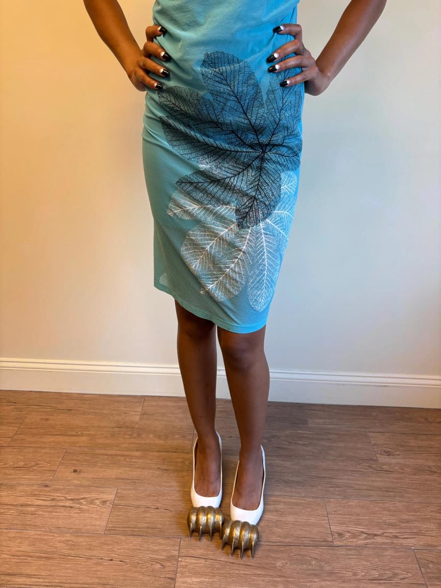 Plein Sud Leaf Print Tube Dress product image