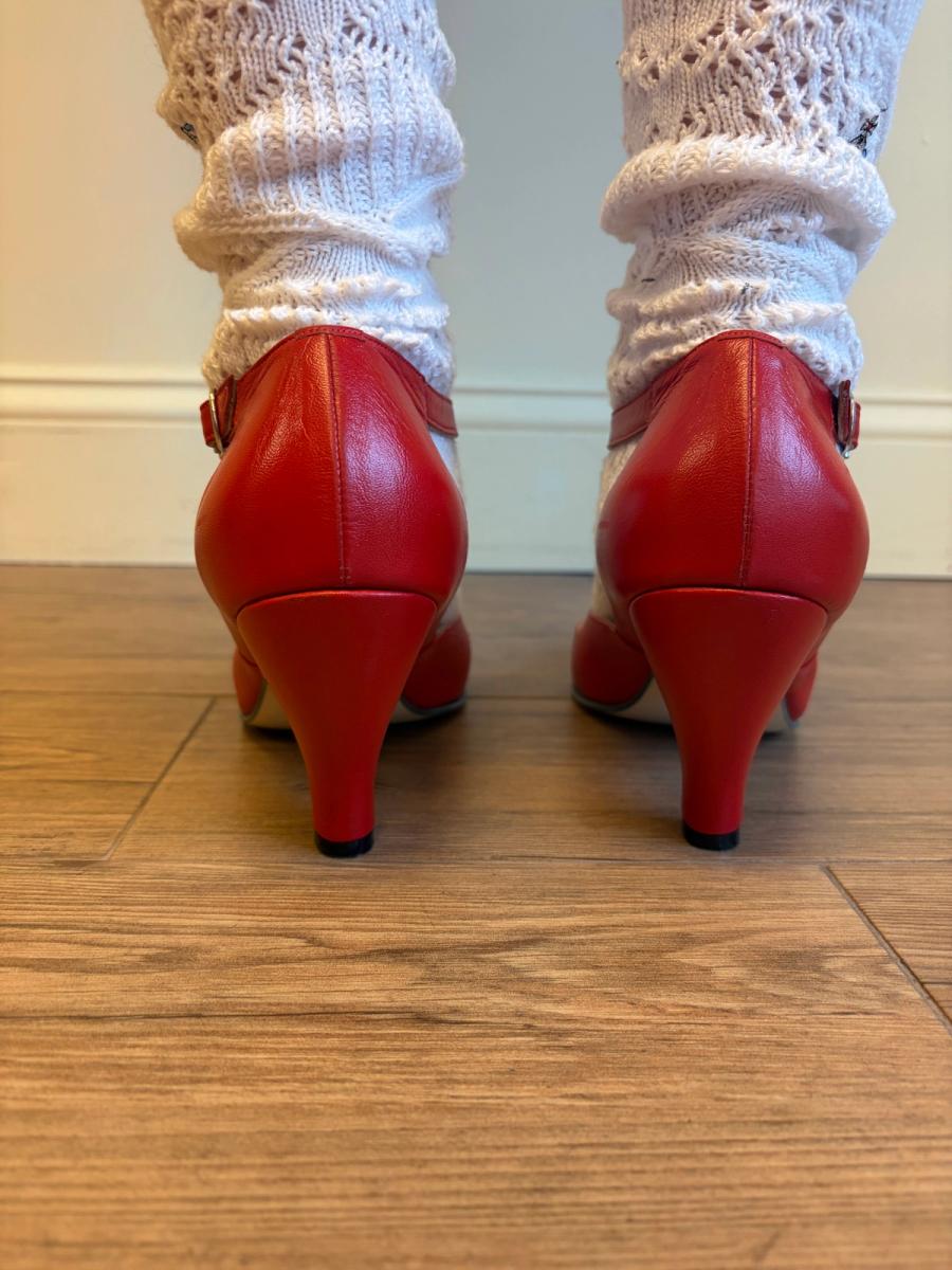 Vivienne Westwood Red Animal T-Strap Pumps  product image