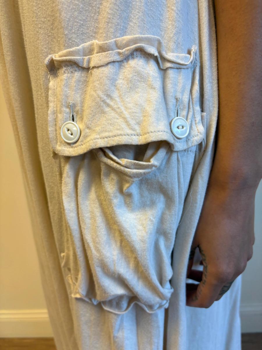 Nozomi Ishiguro Newsprint Dress with Hip Pockets product image