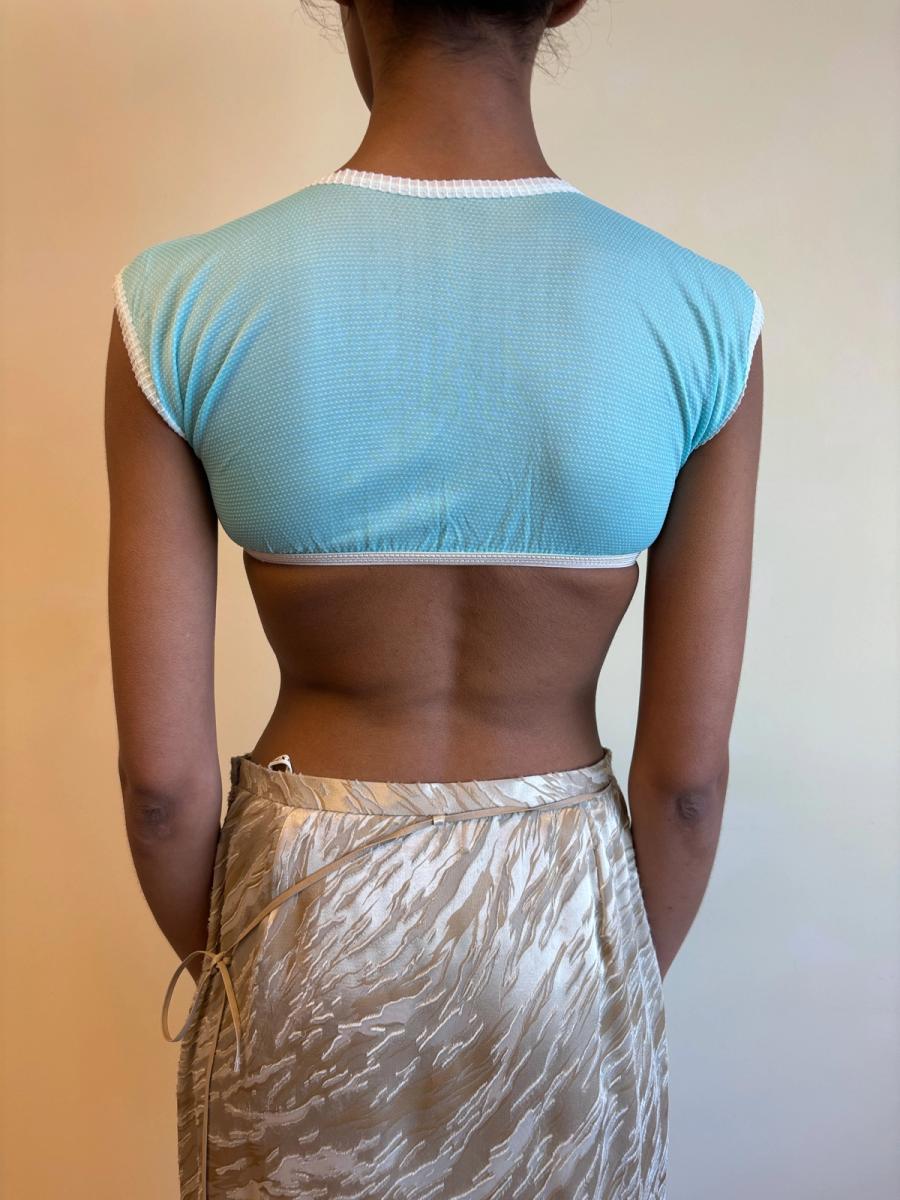 1960s Deadstock Babydoll Crop Top product image