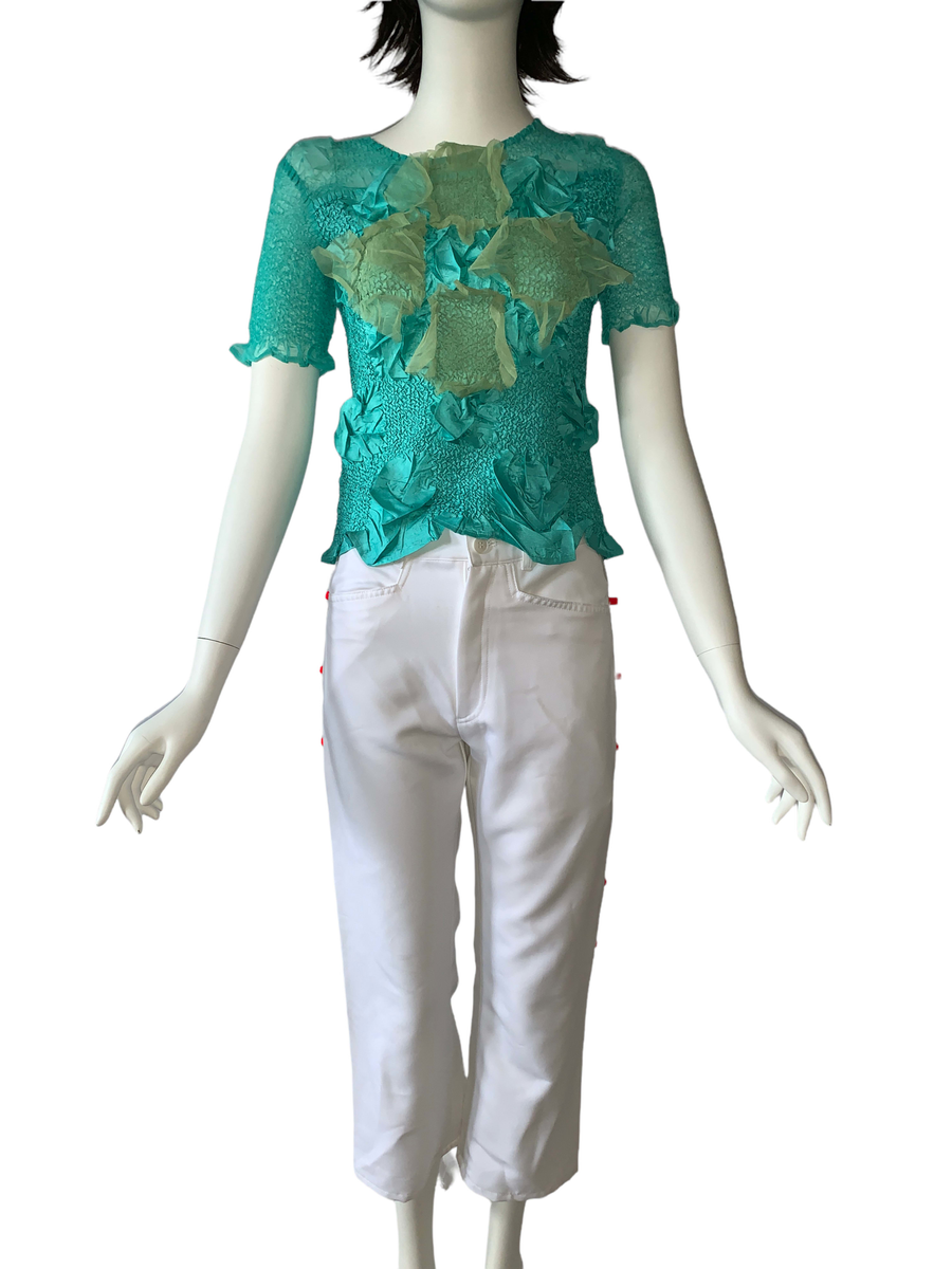 Yoshiki Hishinuma Pleated Cross Blouse product image