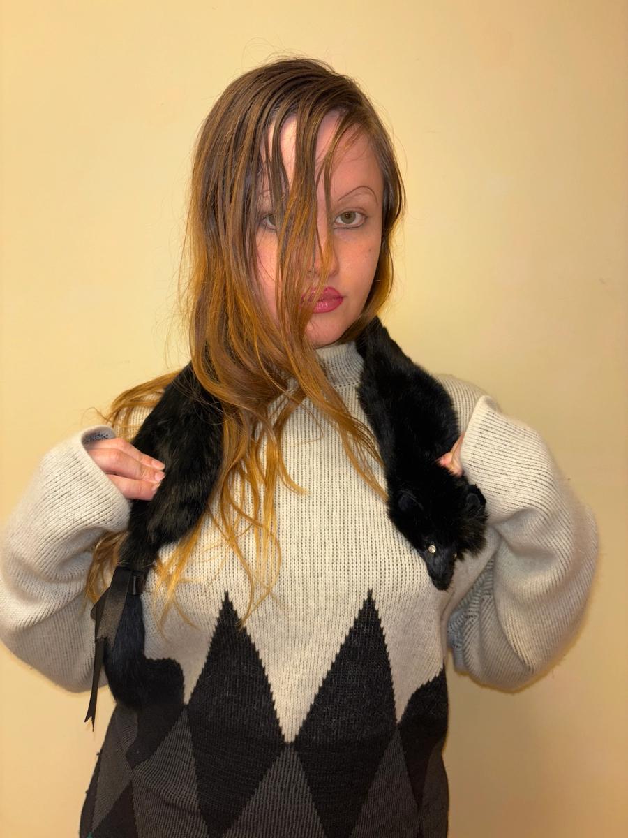 MILK Rabbit Fur "Fox" Stole product image