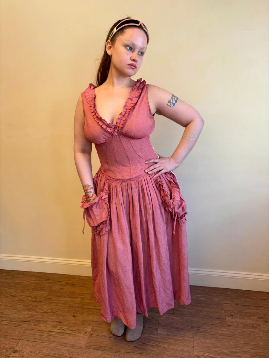 SS 1992 Chantal Thomass Corseted Sundress With Pockets product image