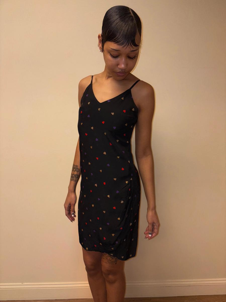 1980s Krizia Heart Confetti Dress product image